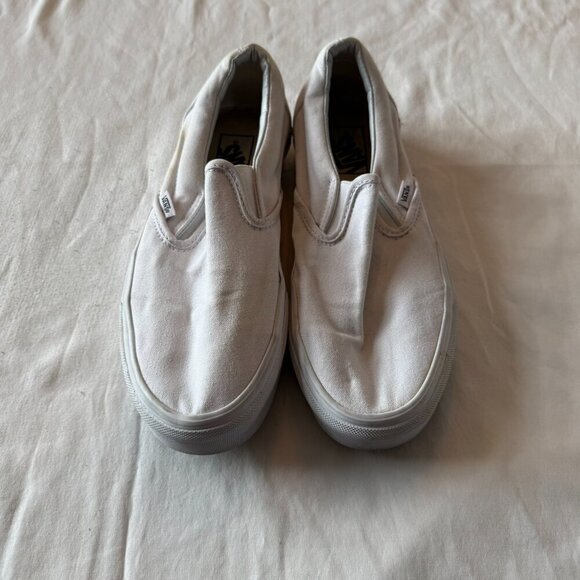 Vans White Slip On Sneaker - Picture 3 of 3